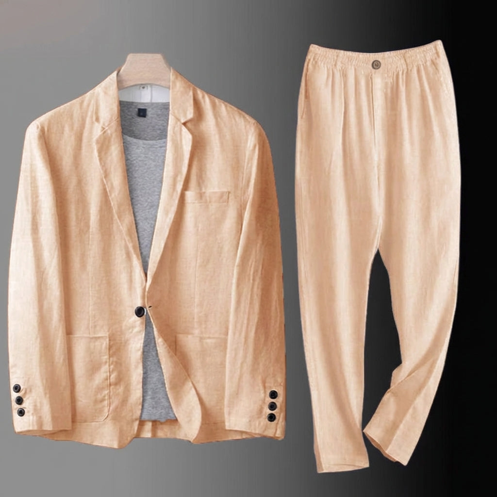 Theo | Classic Fit Linen Suit