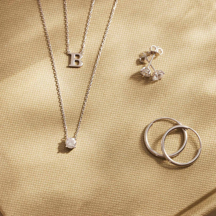 Cléa | Moissanite Stone Necklace