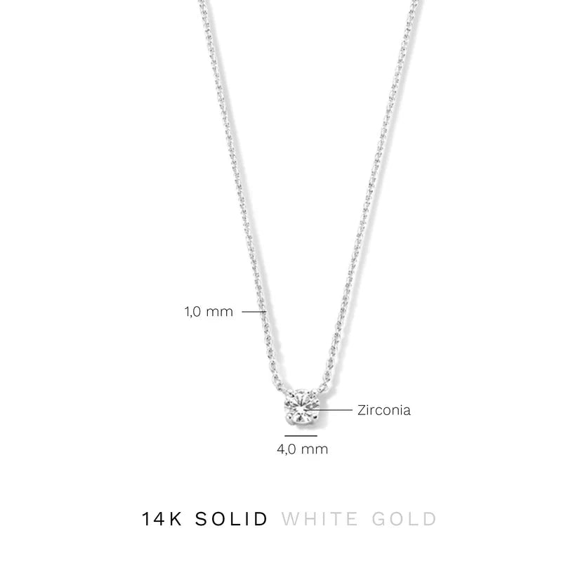Cléa | Moissanite Stone Necklace