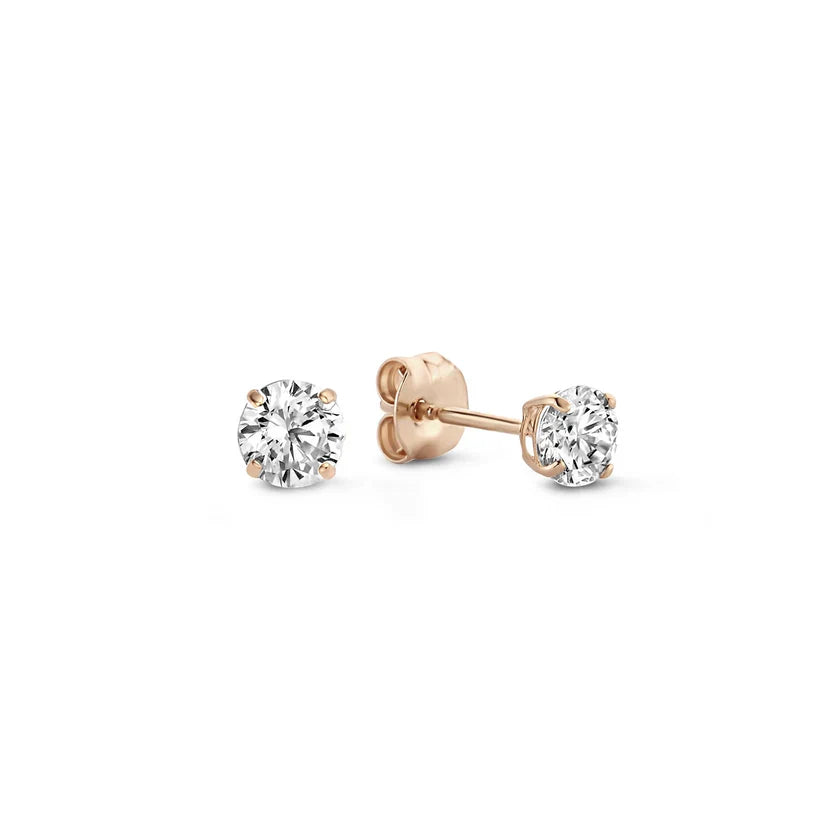 Larmes | Lune Stone Stud Earrings