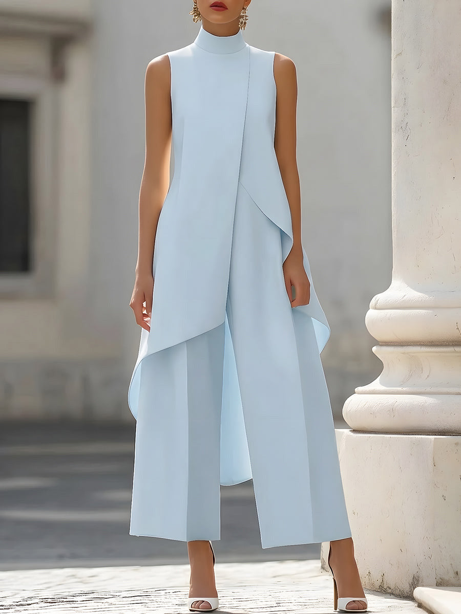 The Harper | Minimalist Cotton-Linen Two-Piece Set