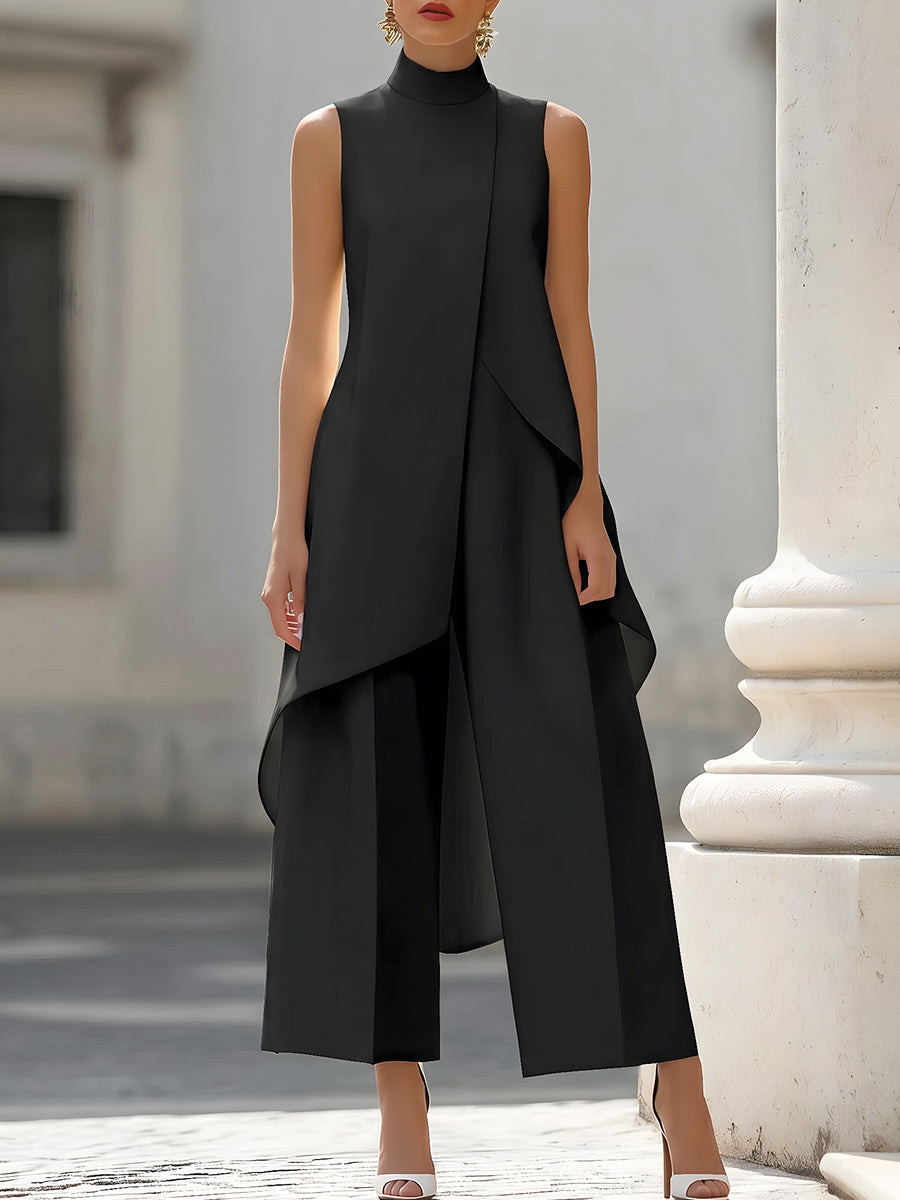 The Harper | Minimalist Cotton-Linen Two-Piece Set