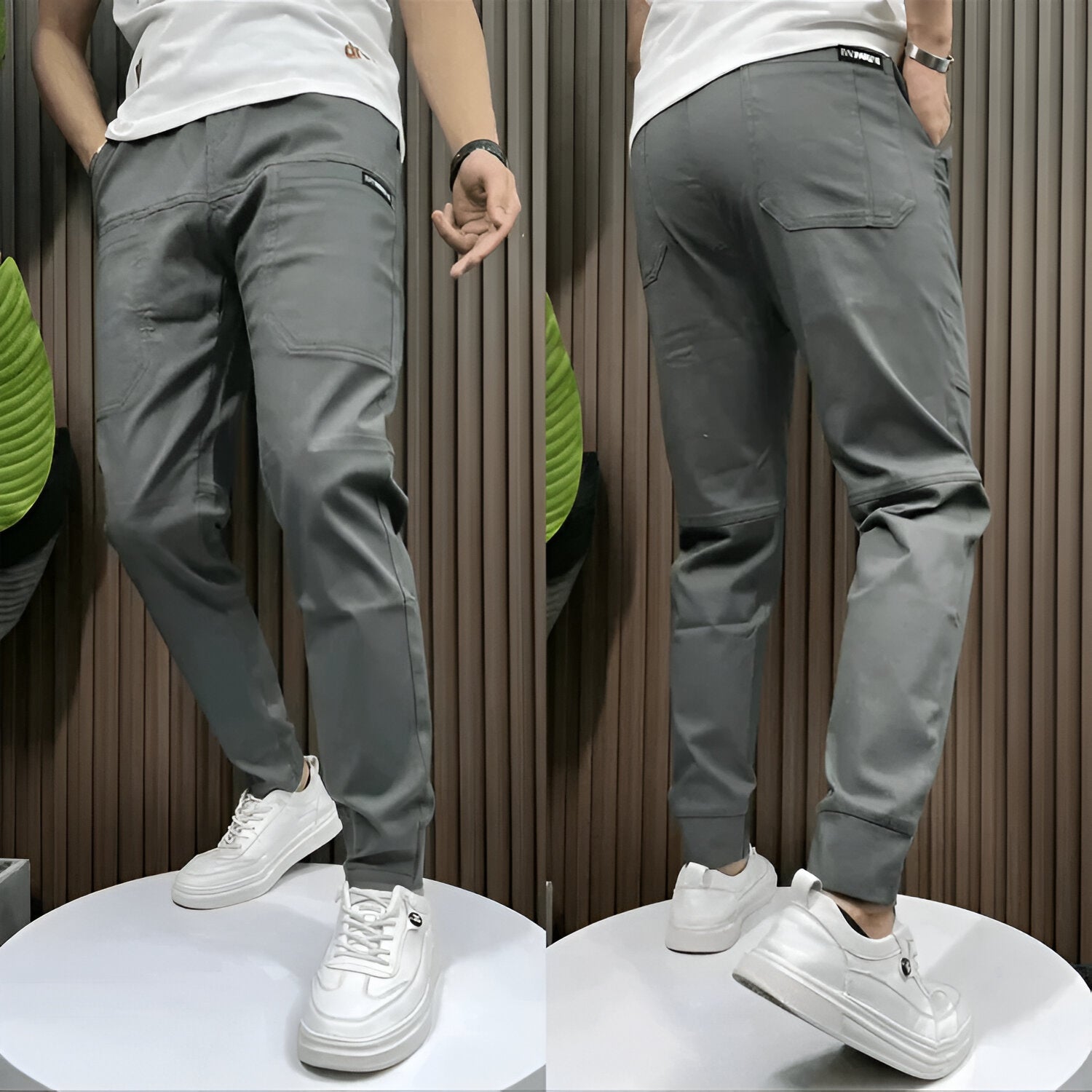 Anthony | Casual Stretch Cargo Trousers