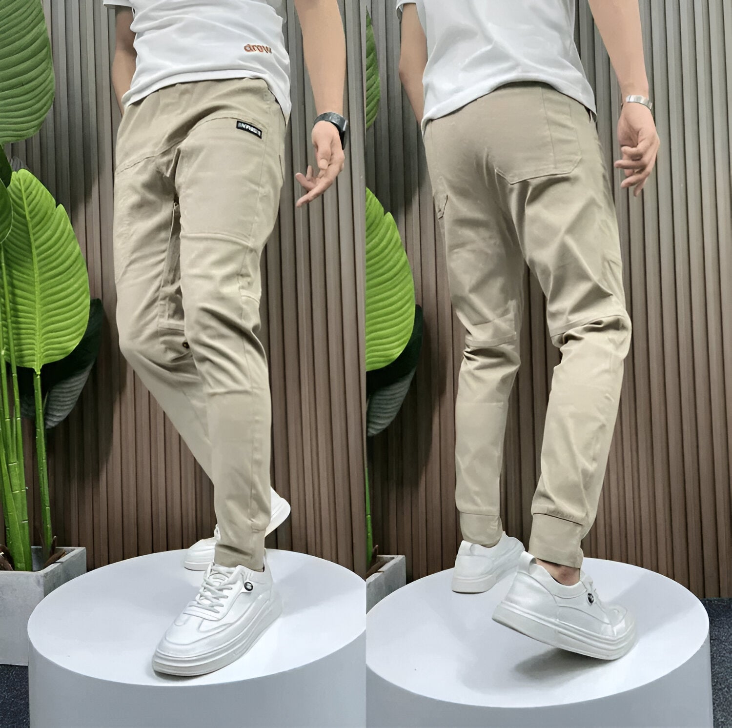 Anthony | Casual Stretch Cargo Trousers