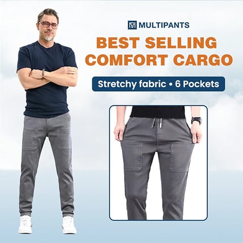 🔥SPRING DAY SALE £13.98!!⚡50K+ SOLD!🔥MultiPants – High Stretch Multi-pocket Durable Cargo Pants